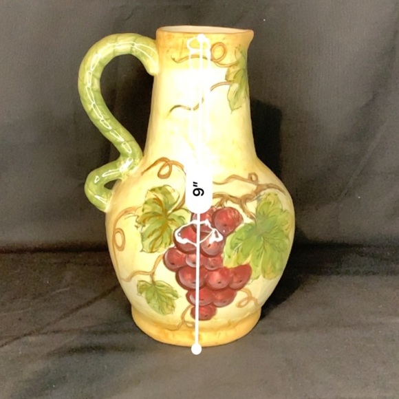CHARDONNAY ceramic pitcher - Picture 3 of 8